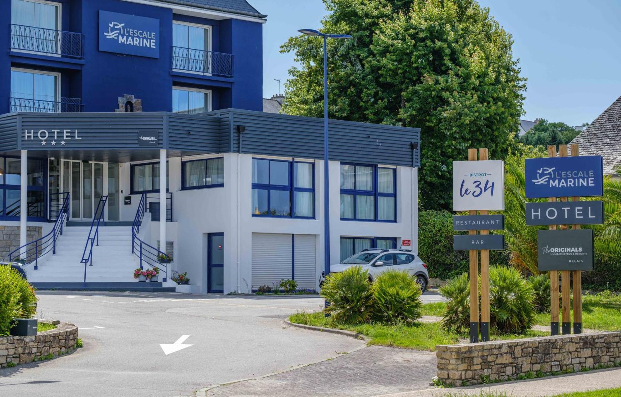 L'Escale Marine, The Originals Relais Hotel Crozon Buitenkant foto
